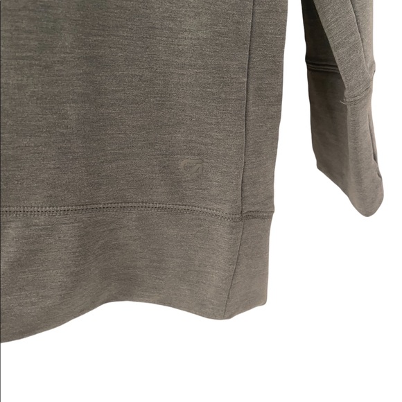 Gap Fit light grey sweatshirt - tunic length - size XL- never worn NWOT - Picture 6 of 7